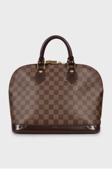 Tote bag in check print
