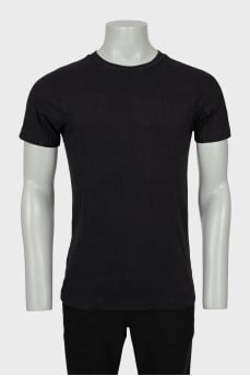 Men's T-shirt with embossed logo