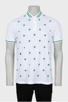 Men's printed polo shirt