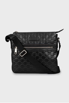 Men's bag with embossed print