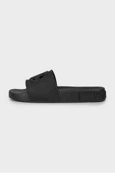Rubber slides with embossed logo