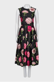 Floral midi dress