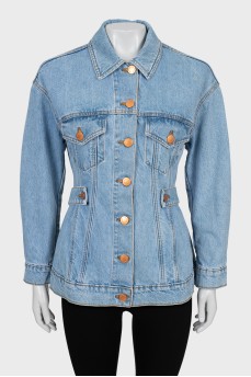 Fitted denim jacket