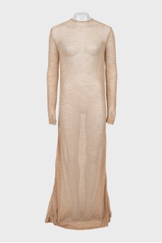 Long Sleeve Woven Dress