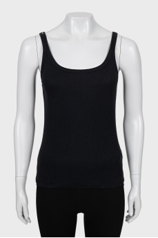Ribbed Fitted Tank