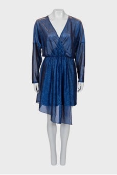 Sparkly V-neck dress