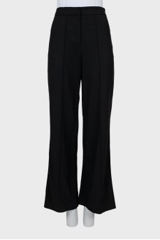 Vintage trousers with stitched creases