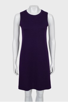 Knitted A-line dress