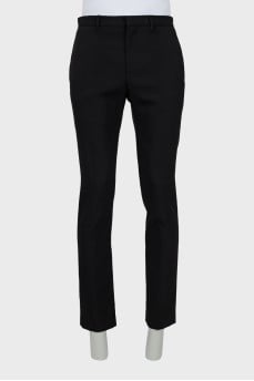 Men's wool trousers with arrows