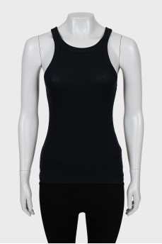 Ribbed Fitted Tank