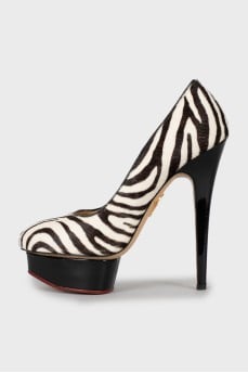 Animal print heels
