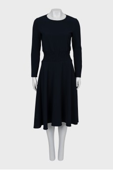 Long sleeve fitted dress