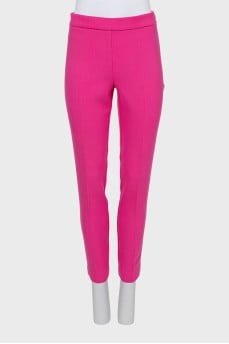 Pink tapered trousers