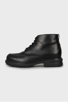 Men's leather lace-up boots
