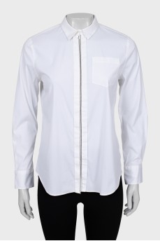 Classic shirt with silver decor