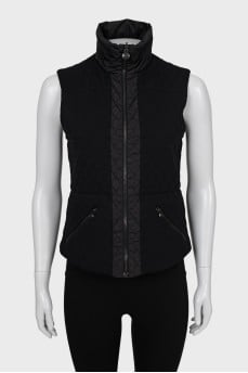 Reversible high neck vest