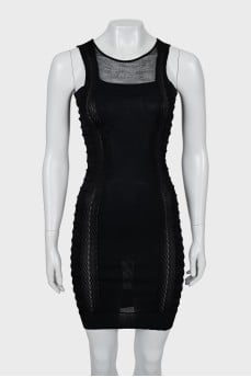 Knitted fitted dress