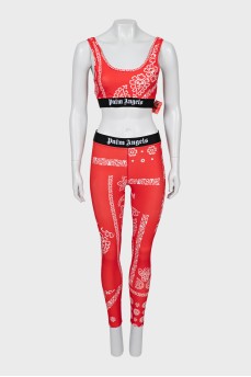 Tracksuit in print with tag