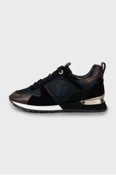 Sneakers with signature Run Away print