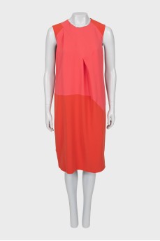 Two-tone A-line dress