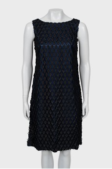 Mini dress with open back