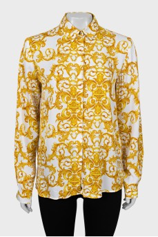 Straight shirt in signature print