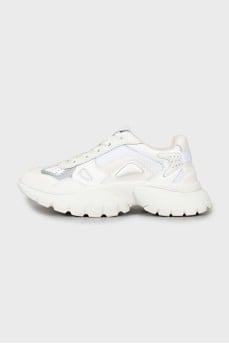 White combination sneakers