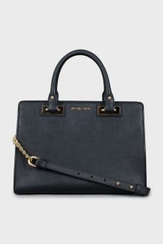 Black tote bag