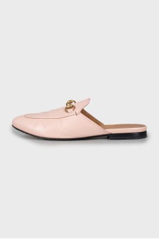 Pink Princetown mules
