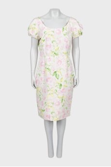 Short sleeve floral dress