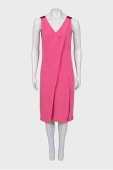 Pink fitted dress