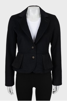 Fitted jacket with buttons