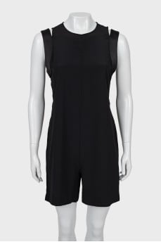 Jumpsuit with black shorts
