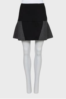 Two-tone skirt