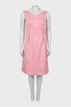 Pink fitted dress