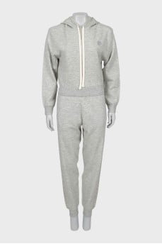 Gray tracksuit with tag