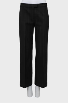 Striped trousers with arrows