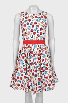 Slim fit dress with tag