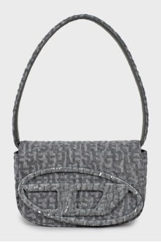 Shoulder bag with textured pattern