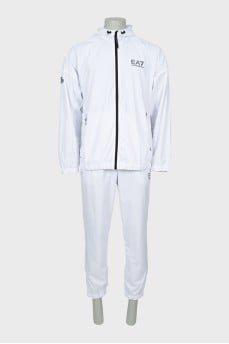 Men's white tracksuit