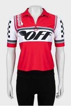 Sports T-shirt with zipper