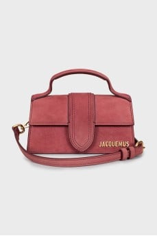 Le Bambino mini suede bag