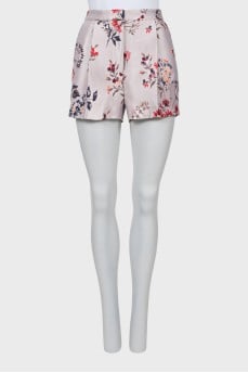 Floral mini shorts