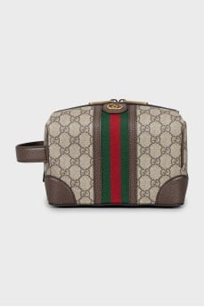Travel bag in a signature print