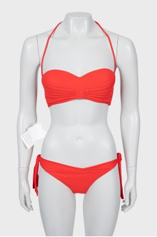 Swimsuit decorated with sequins with tag