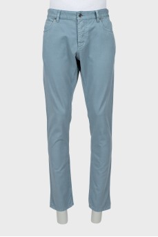 Men's blue skinny jeans