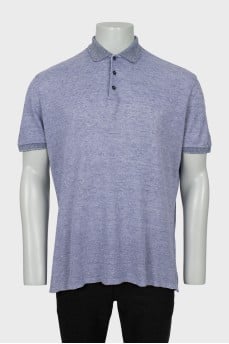 Men's blue polo shirt
