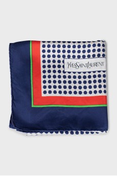 Shawl in mixed color print