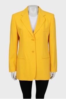 Yellow wool jacket