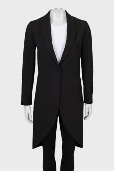 Long wool jacket